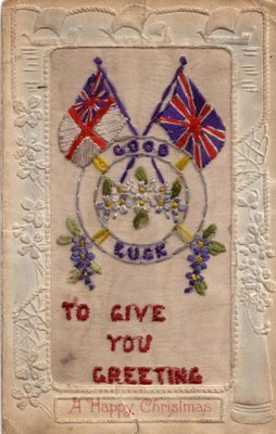 Postal enviada por Ethel a Harry en la Navidad de 1917